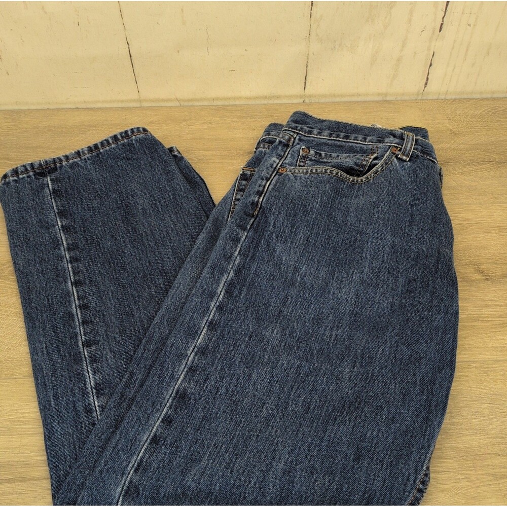 Levi's 505 Regular Fit Straight Jeans Men's 36x29 Blue 5-Pocket Medium Wash